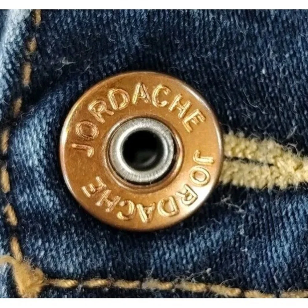 Jordache Girls Jeans Size 5 Reg Skinny‎ Distressed Adjustable📸SEE PICS📏📸